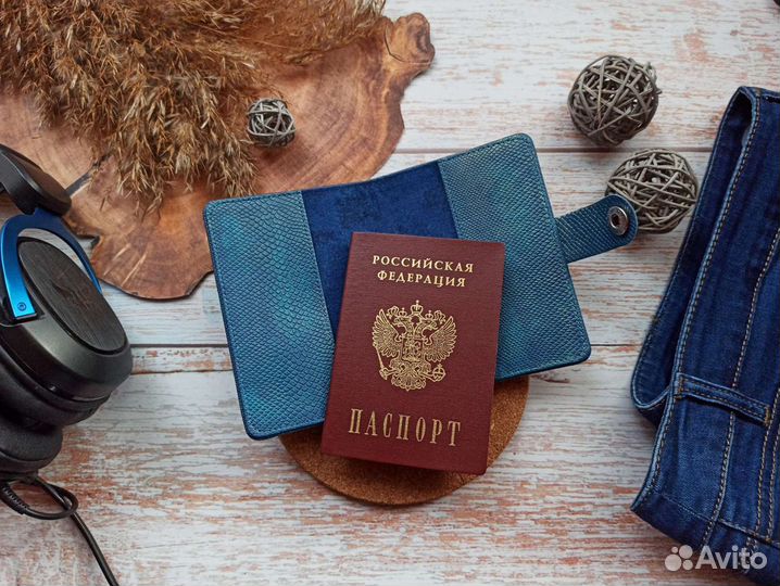 Обложка на паспорт ручная работа