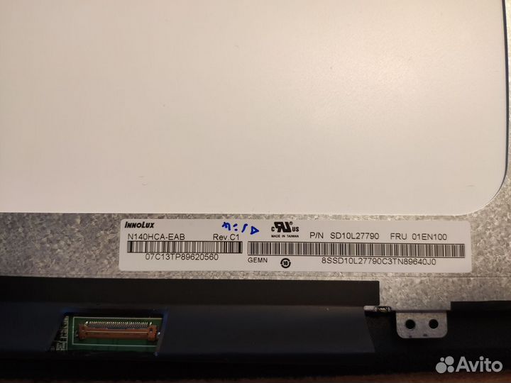 Матрица для Thinkpad 14 дюймов, N140HCA-EAB