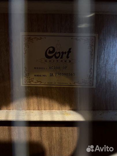 Гитара Cort ac100