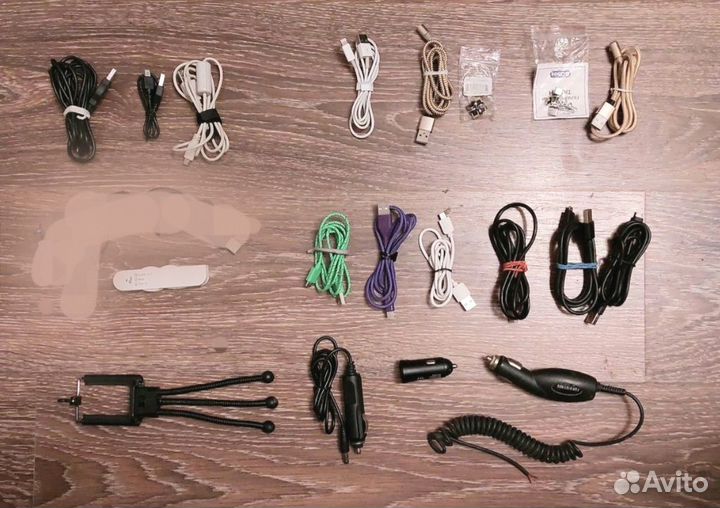 Кабель micro-usb.Type-c.Трипод для селфи,зу в авто