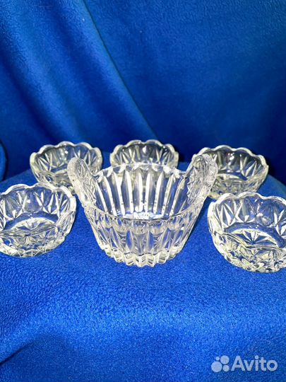 Розетки для варенья хрусталь СССР