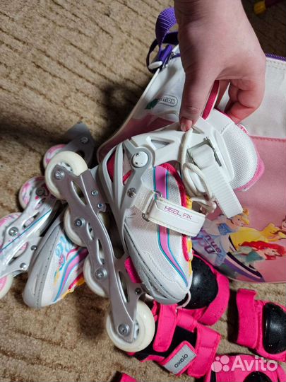 Роликовые коньки детские раздвижные