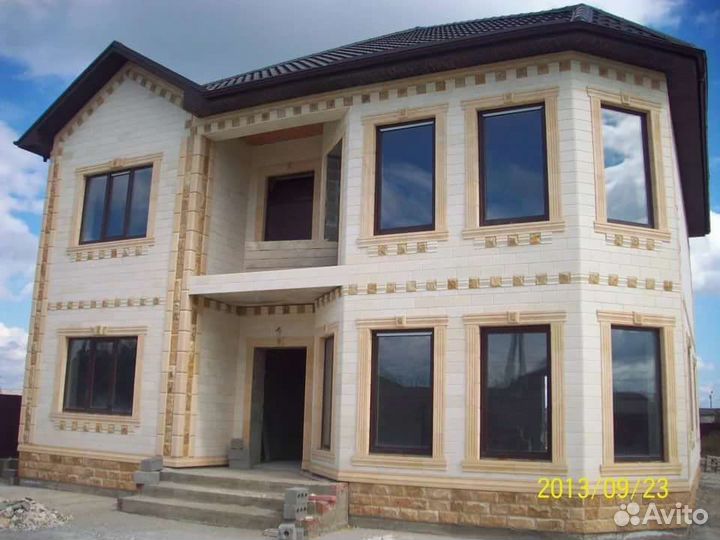 Дагестанский камень облицовка фасадов дома