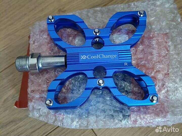 Педали на промах RockBros и контактные Shimano