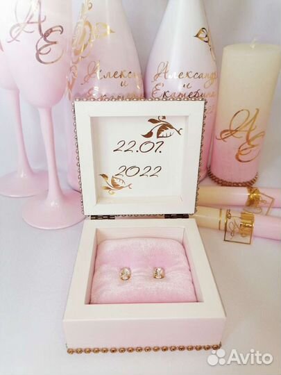 Свадебные аксессуары, свадебные бокалы