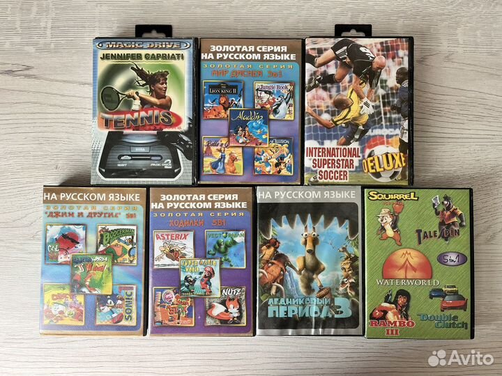 Игровые картриджи Sega (Сега)