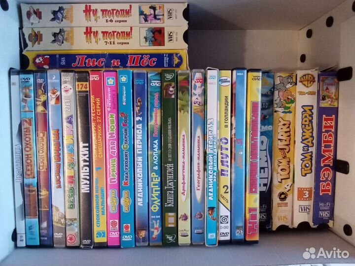Диски, видео кассеты для детей