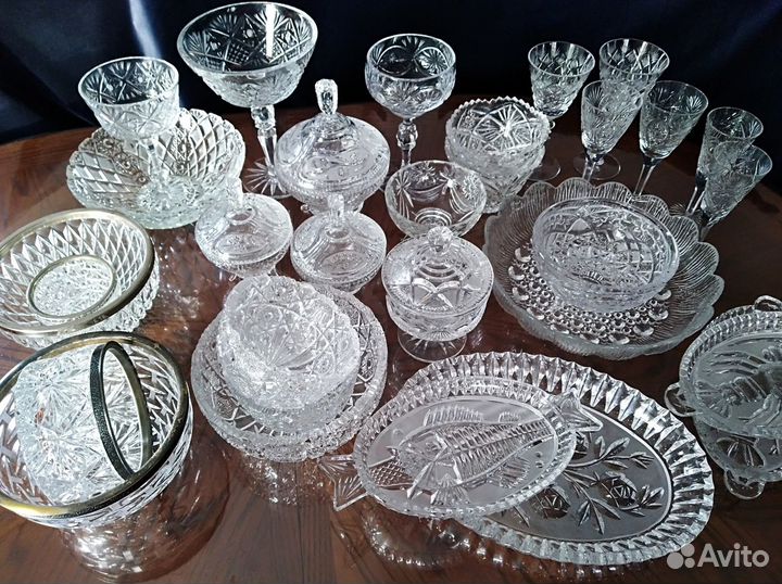 Хрусталь Вазы Салатницы Конфетницы