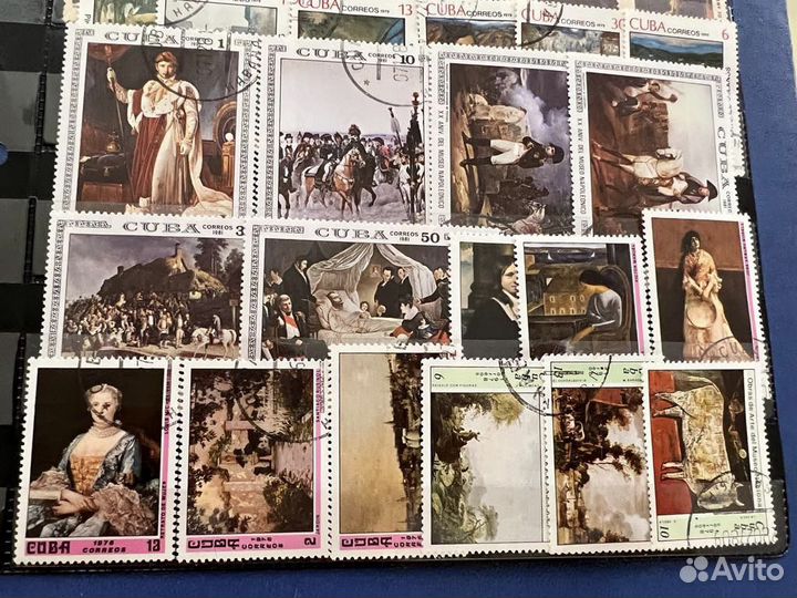 Две полные страницы Марок живопись