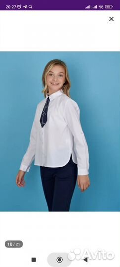 Блузка школьная 146
