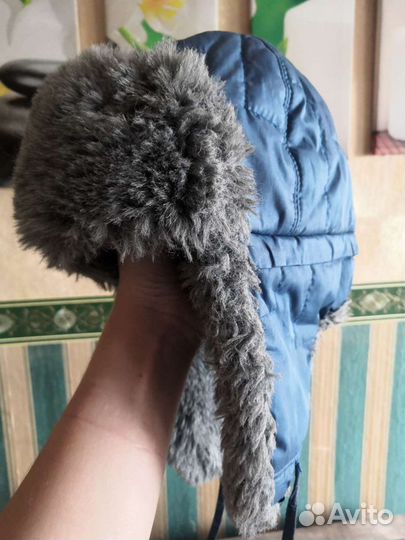 Шапка зимняя детская для мальчика