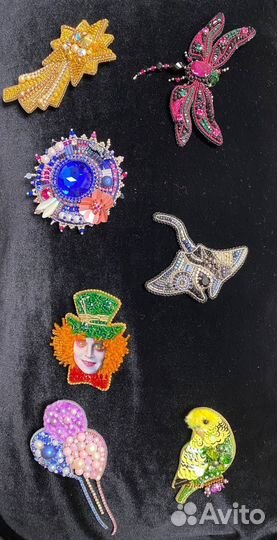 Броши ручной паботы