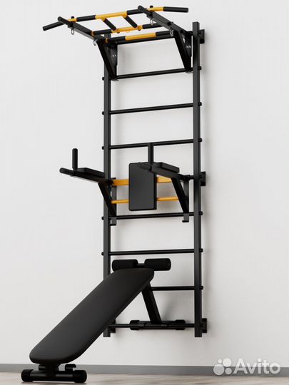 Премиальная шведская стенка c турником New Age S3