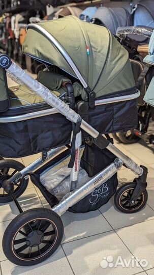 Коляска 2в1 Sweet Baby Amare Olive трансформер