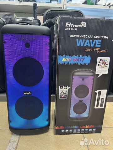 Колонка блютуз караоке ElTronic 20-55 wave 800