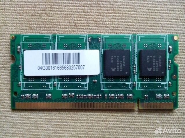 Озу для ноутбука DDR2 - 512 mb