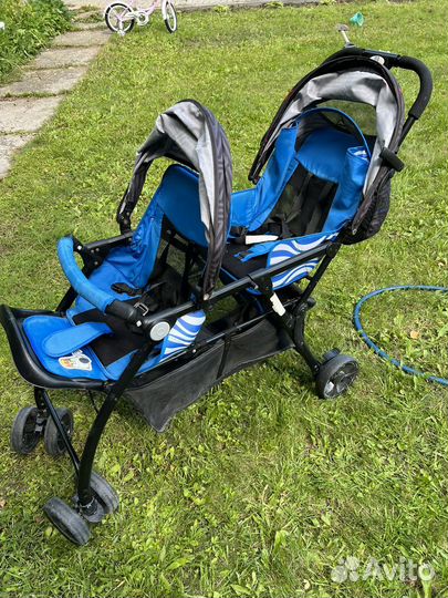 Прогулочная коляска для двойни или погодок