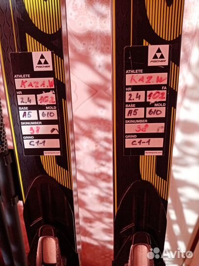 Лыжи беговые fisher коньковые 191