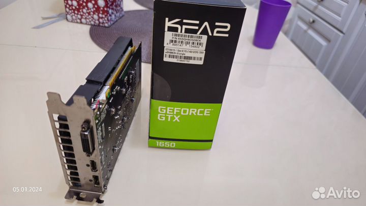 Видеокарта geforce GTX 1650 EX