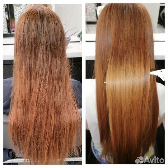 Ботокс для волос Кератиновое выпрямление волос