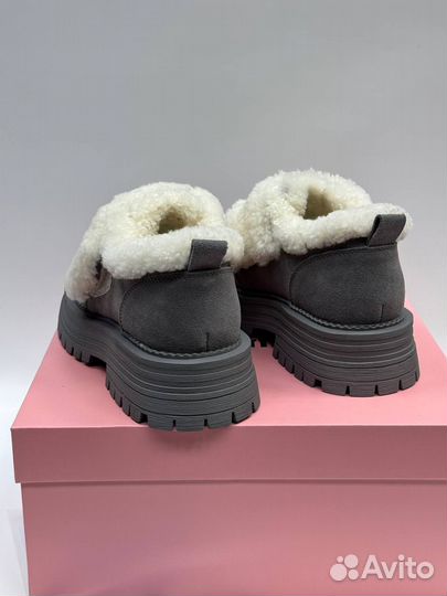 Ботинки Miu Miu на липучках