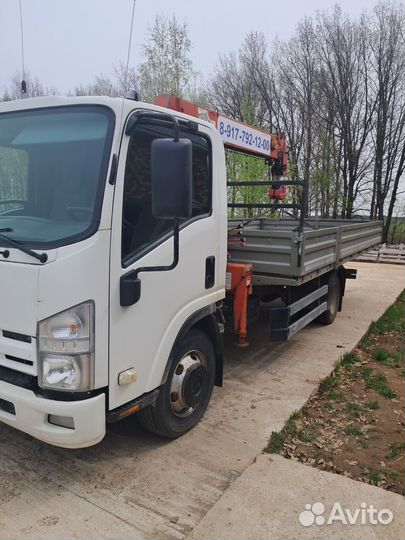 Isuzu NPR с КМУ, 2014