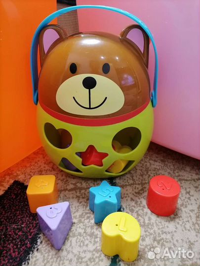 Игрушка мишка- сортер
