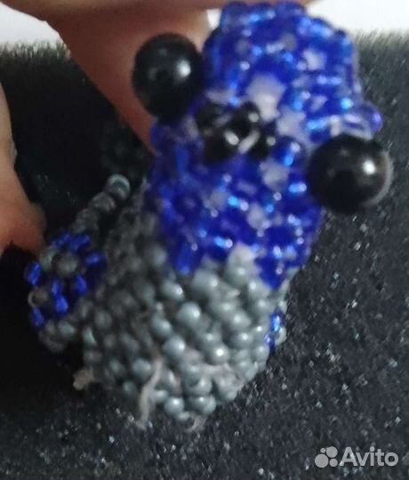 Амигуруми из бисера голубь