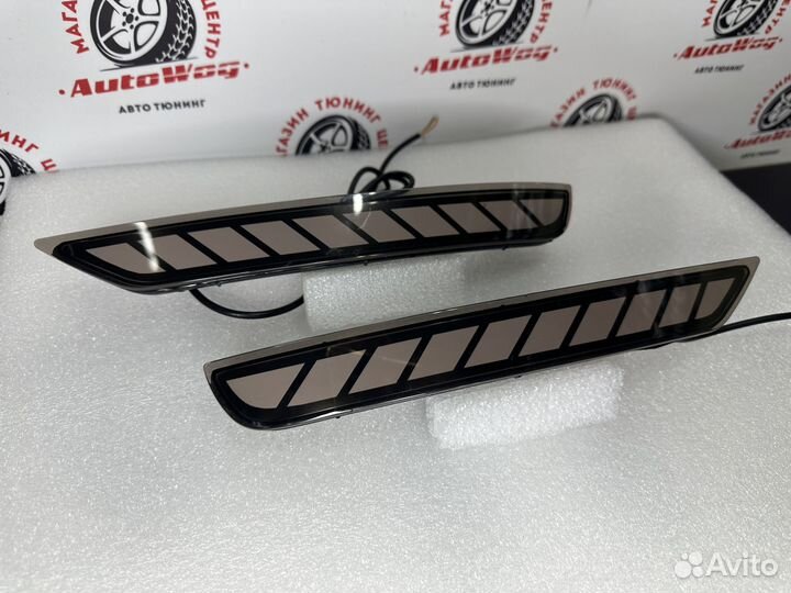 Стопы дополнительные Forester 2007 - 2017, в бампе