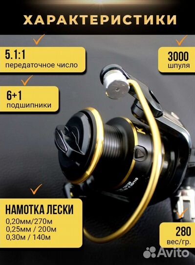 Катушка рыболовная