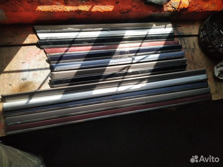 Бмв е39 молдинги с хромом снизу Exclusive Edition