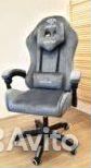 Компьютерное игровое кресло геймерское с массажем