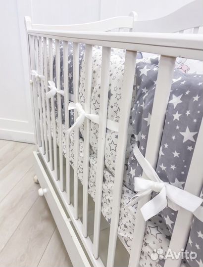 Бортики в детскую кроватку