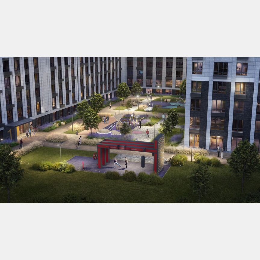 2-к. квартира, 58,2 м², 6/25 эт.