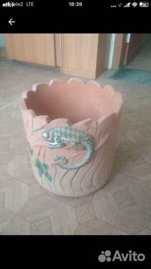 Вазон керамический большой