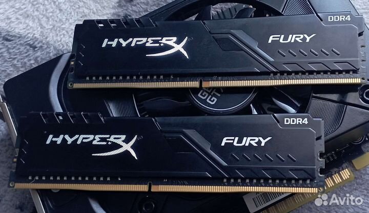 Kingston HyperX Fury 2по8gb DDR4