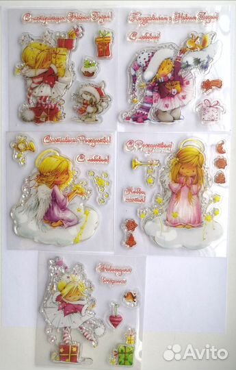 Штампы силиконовые для скрапбукинга