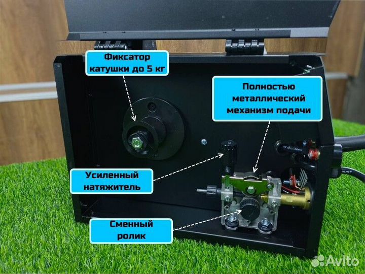 Сварочный аппарат kroff 310GDE с проволокой