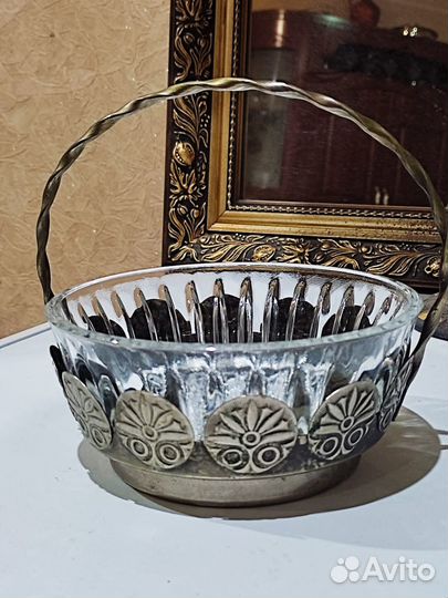 Конфетница мельхиор разные Винтаж СССР