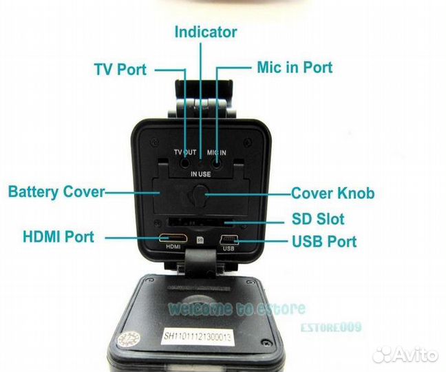 Full HD 1080p Helmet Sport Camera