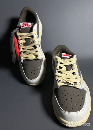 Кроссовки Travis Scott x Air Jordan 1 Люкс