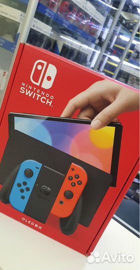 Nintendo Switch Oled Neon прошитая +256gb