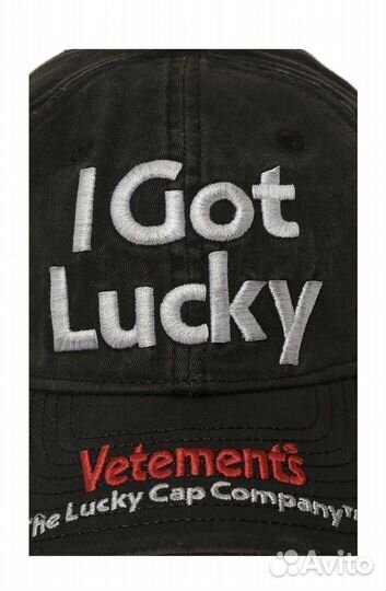 Vetements бейсболка