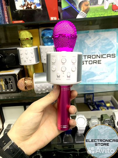 Микрофон для Вокала WS-858 Детский Глянцевый
