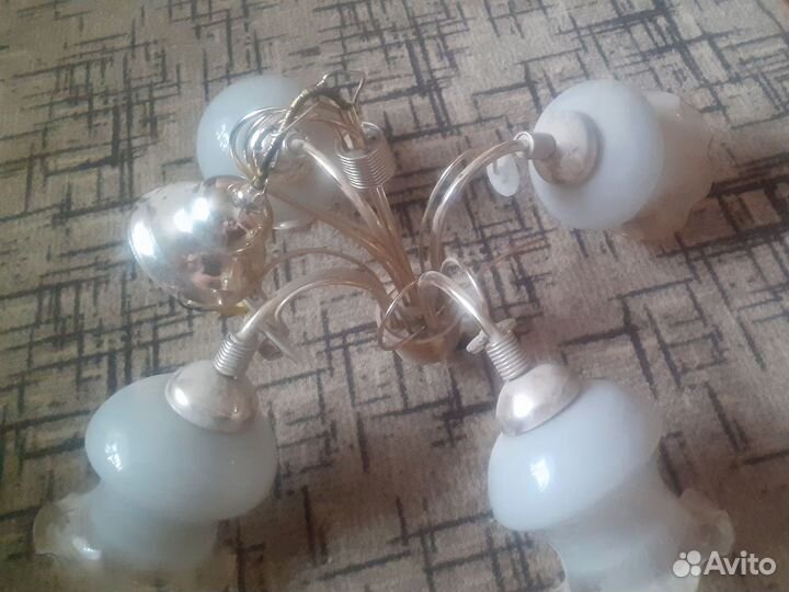 Люстра потолочная бу