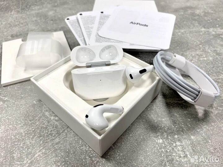 Наушники AirPods 3 Lux + Чехол в подарок