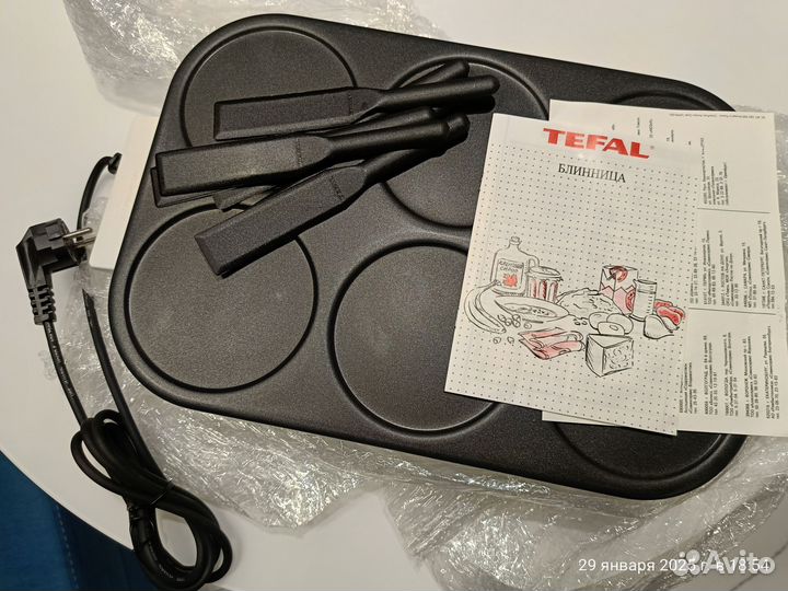 Блинница электрическая tefal