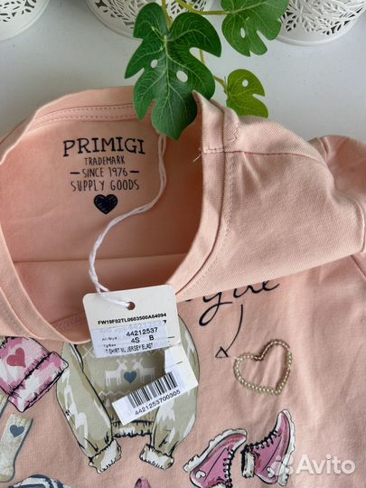 Primigi 100 (98/104) лонгслив/футболка новый