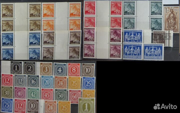 Марки. Германия. 1922,1923,1939,1946 Стандарт(MNH)