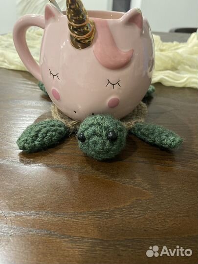 Вязанная подставка для стакана